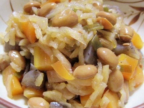 福豆リメイク☆五目豆